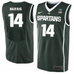 Men Gary Harris Michigan State Spartans #14 Nike NCAA Green Authentic College Stitched Basketball Jersey QR50G38LH